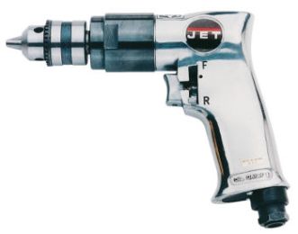 Jet 3/8" Reversible Air Drill w/ Air Inlet 1/4" NPT