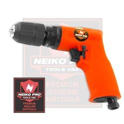 Neiko Pro 3/8" Composite Reversible Air Drill w/ Keyless Chuck