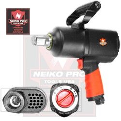 Neiko Pro 1" dr. Composite / Aluminum Air Impact Wrench, Pistol Style