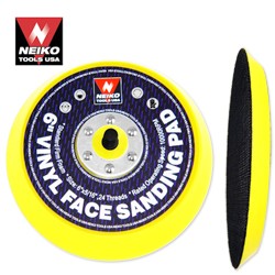 Neiko 6" Velcro Hook & Loop Face Sanding Pads