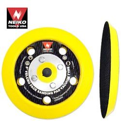 Neiko 5" Velcro Face Sanding Pads for Vacuum-Type Sander