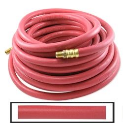 3/8" x 100' Red Rubber Air Hose