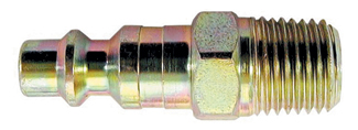 Coilhose Male Industrial Quick Change Connectors w/ Air Inlet 1/4" & Series 15