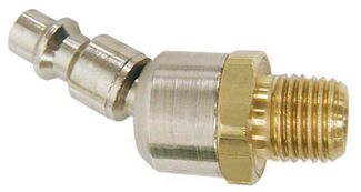 Coilhose Brass Swivel Fittings w/ Air Inlet 1/4" MPT & Size 1/4" Industrial