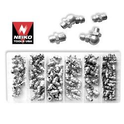 Neiko 110 Piece SAE Hydraulic Grease Fitting Assortment
